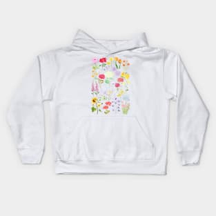 colorful botanical flowers collection 2020 Kids Hoodie